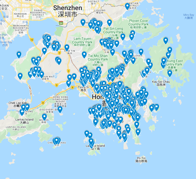 Gone Running Water Map