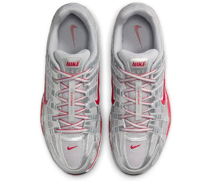 P-6000 Metallic Silver Gym Red