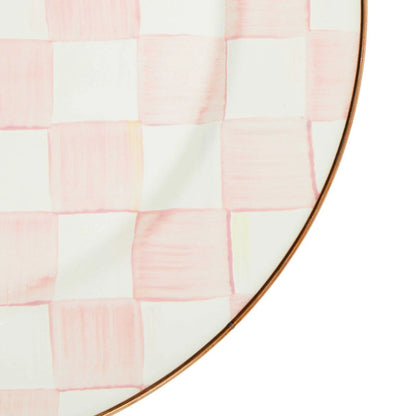 Mackenzie-Childs Rosy Check Serving Platter