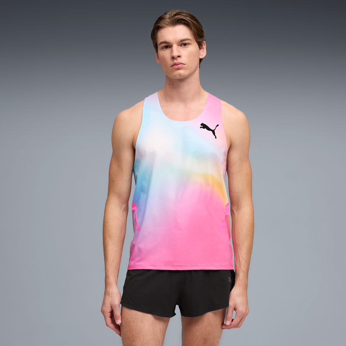 PUMA Men's Lightspeed Ultraweave Graphic Singlet