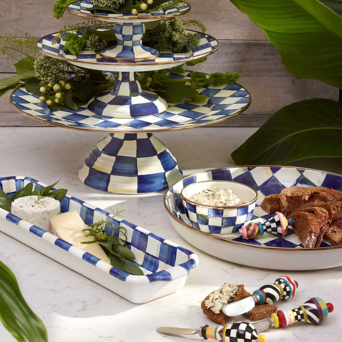 Royal Check Pinch Bowl
