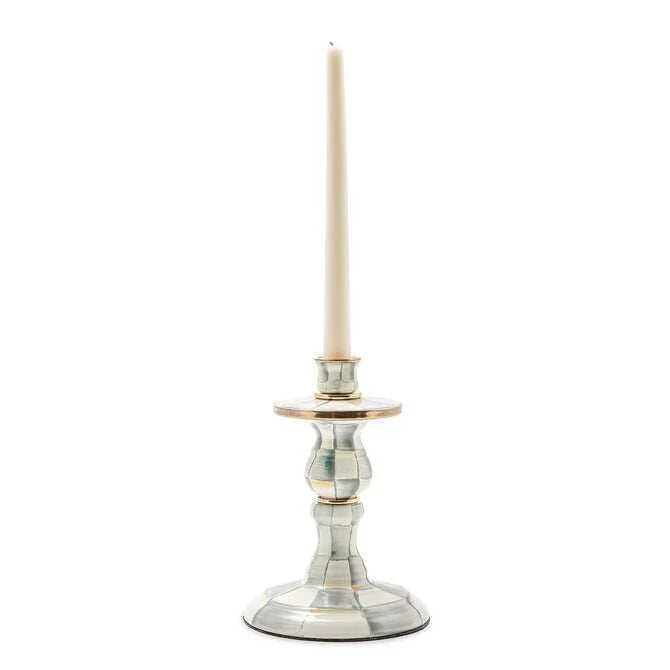 Enamel Dinner Candlestick Holder - Set of 4 pcs