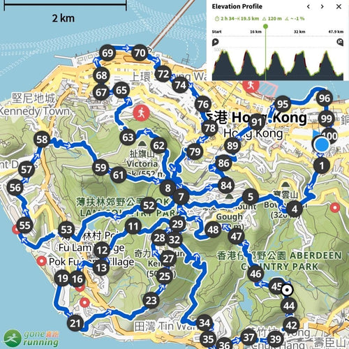 Bauhinia Run 47.9km