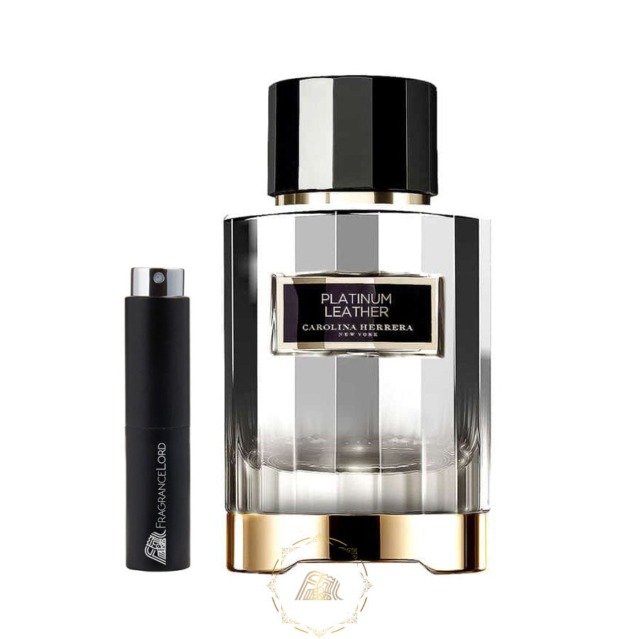 Carolina Herrera Platinum Leather Eau De Parfum Travel Spray
