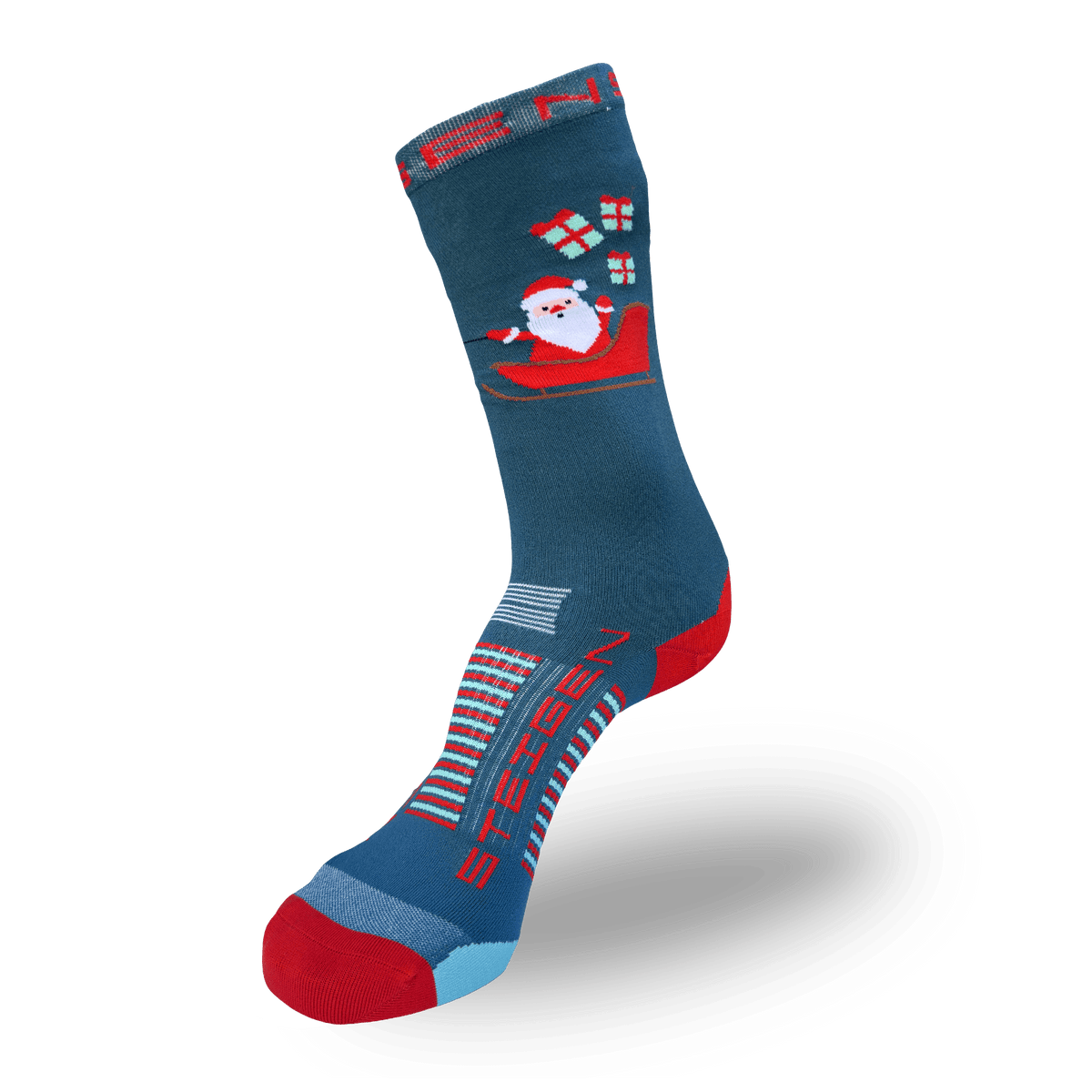 Steigen 3/4 Length Running Socks - Christmas Special Edition