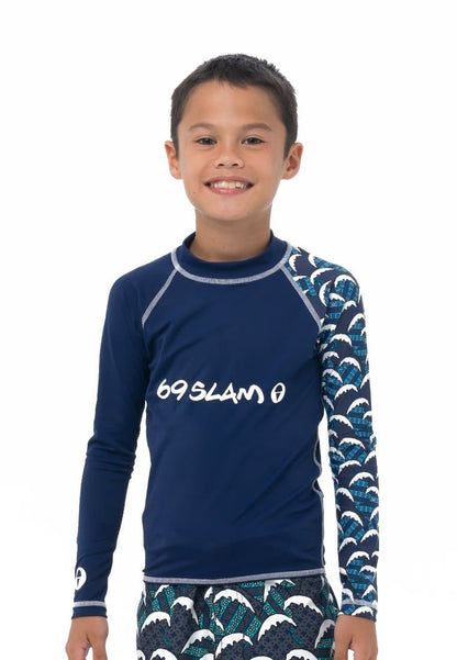 69Slam Boys Long Sleeve Rash Vest