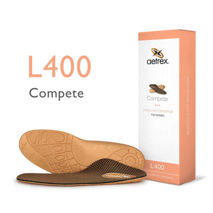 Aetrex L400 Orthotic -  Gym, Hiking, Walking, Everyday Use - Neutral