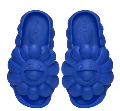 Takashi Murakami Ohana Full-Bloom Slide Lapis Blue
