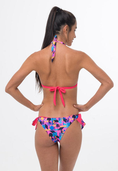 BUNNY TIE BRA - MIAMI PALM