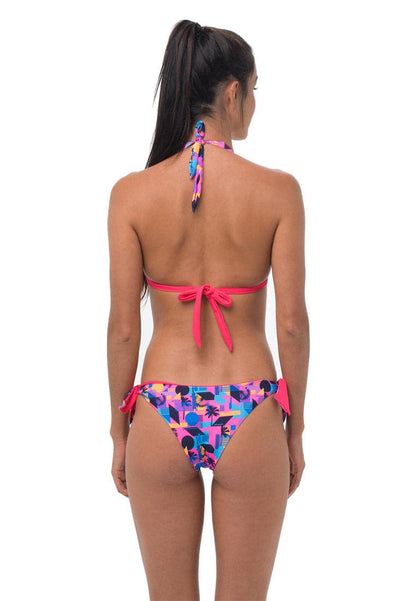 REVERSIBLE BIKINI BOTTOM - MIAMI PALM