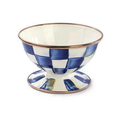 MacKenzie-Childs Royal Check Ice Cream Dish