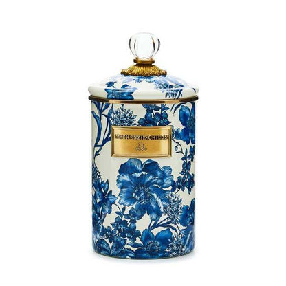 Royal English Garden Enamel Canisters