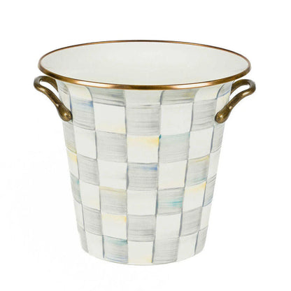 Sterling Check Enamel Design Wine Cooler