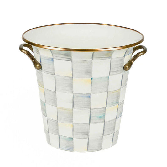 Sterling Check Enamel Design Wine Cooler