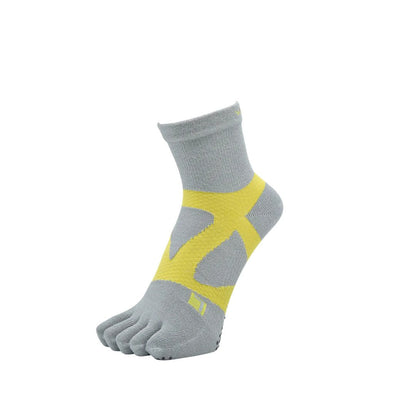 Yamatune 5 Toe Socks - Middle Length with Anti-Slip Dots